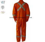 Welding Frc Coveralls With Reflective Tape Anti Arc Flash Comfortable
